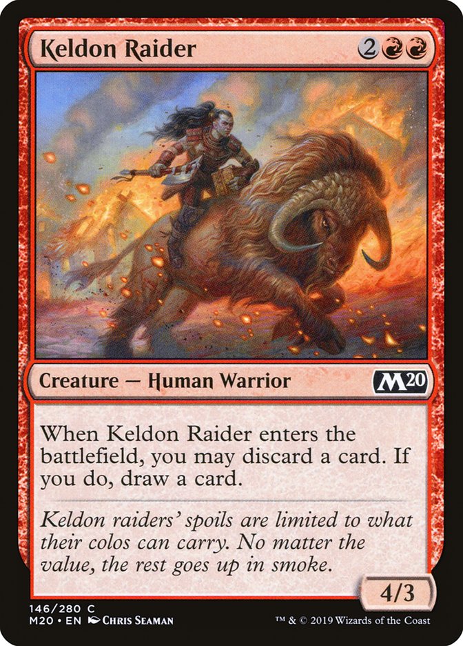 Keldon Raider - carta Magic The Gathering