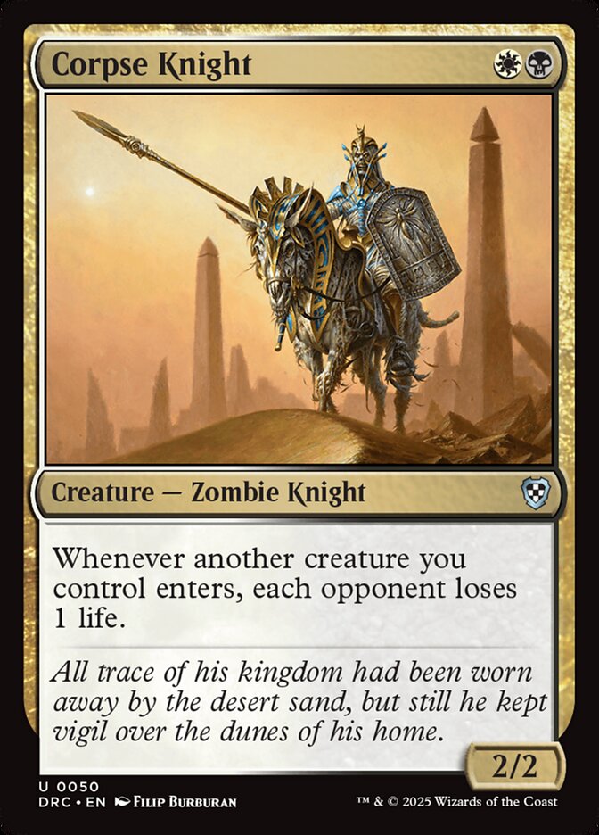 Corpse Knight - carta Magic The Gathering