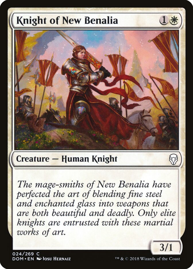 Knight of New Benalia - carta Magic The Gathering