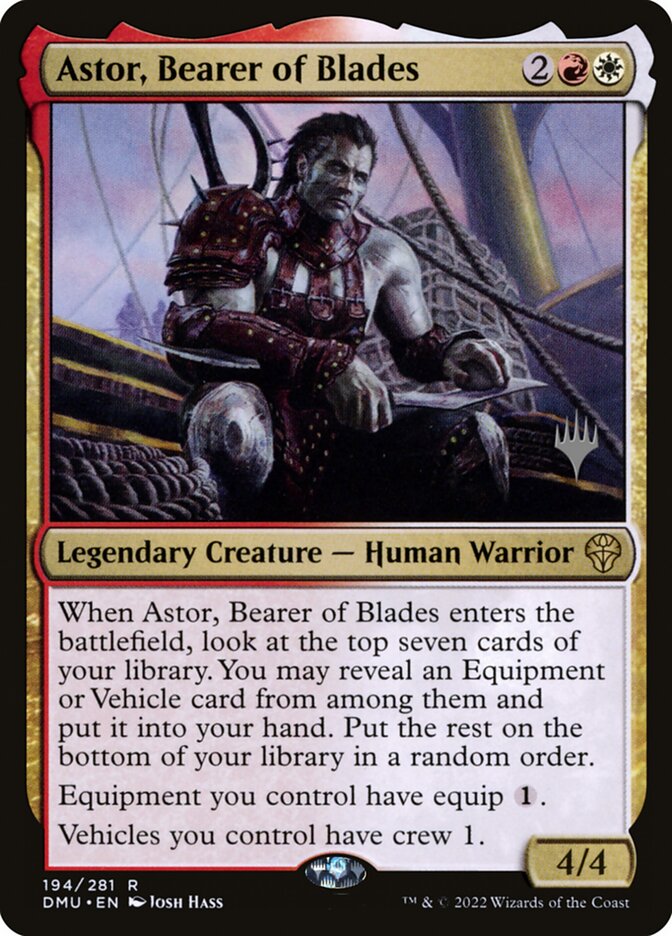 Astor, Bearer of Blades - carta Magic The Gathering