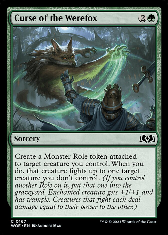 Curse of the Werefox - carta Magic The Gathering