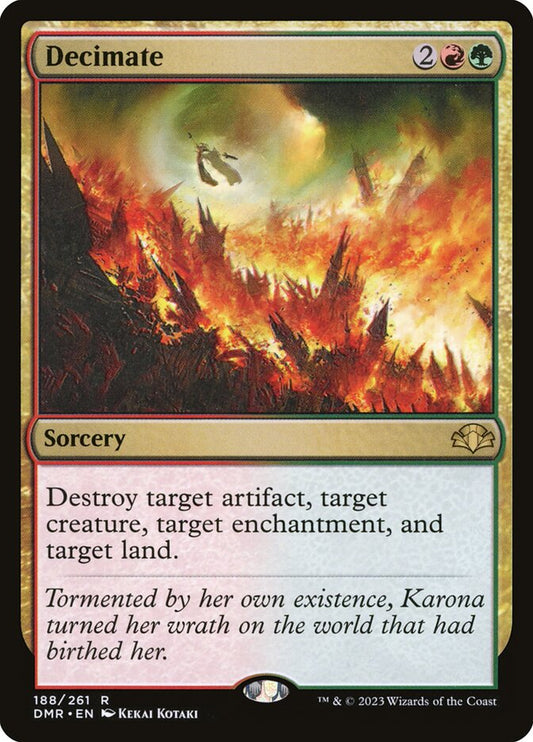 Decimate - carta Magic The Gathering