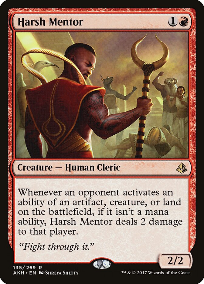 Harsh Mentor - carta Magic The Gathering