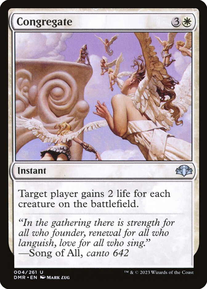 Congregate - carta Magic The Gathering