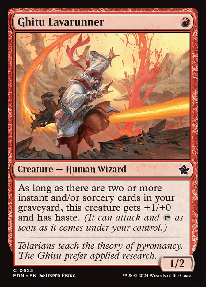 Ghitu Lavarunner - carta Magic The Gathering