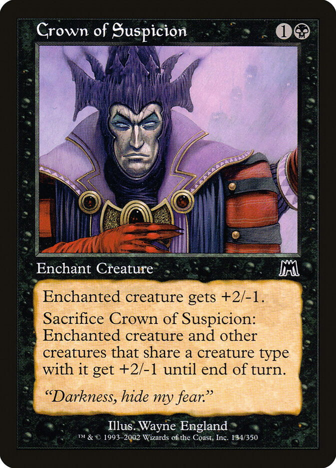 Crown of Suspicion - carta Magic The Gathering