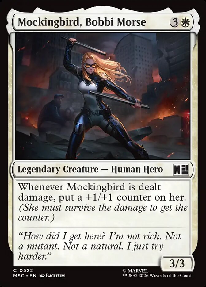 Mockingbird, Bobbi Morse - carta Magic The Gathering