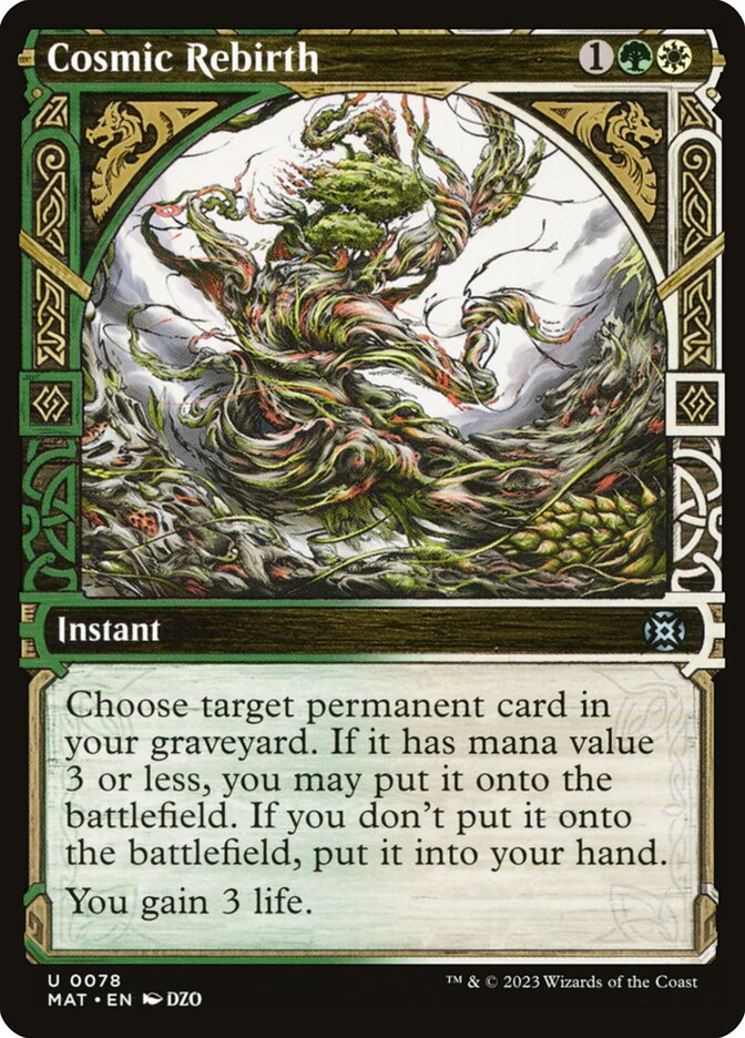 Cosmic Rebirth - carta Magic The Gathering