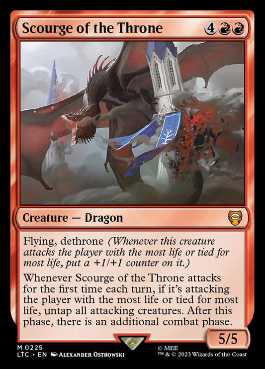 Scourge of the Throne - carta Magic The Gathering