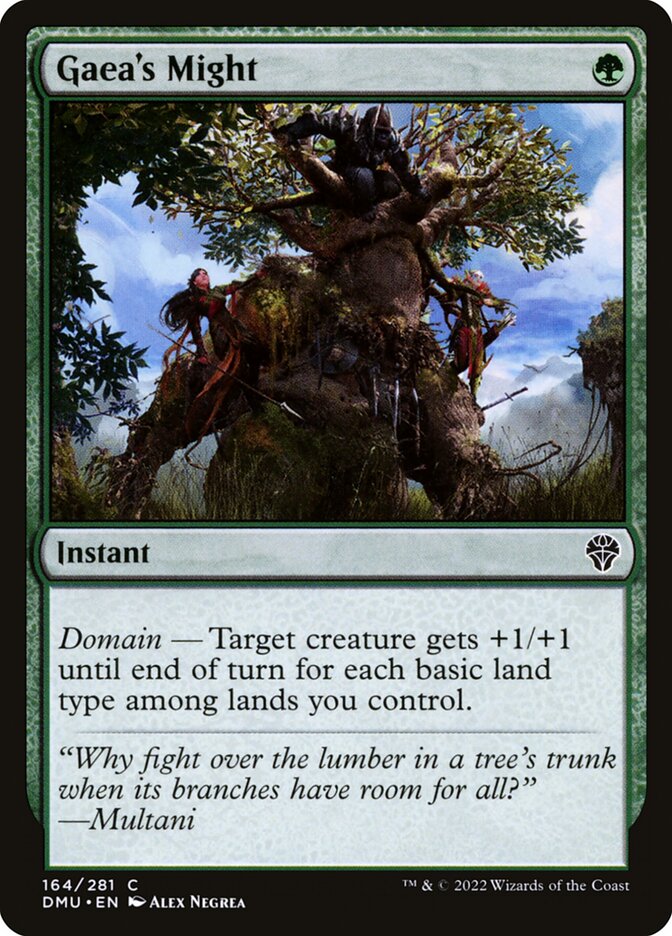 Gaea's Might - carta Magic The Gathering
