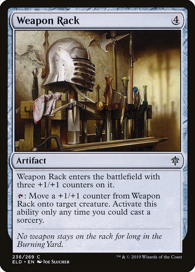 Weapon Rack - carta Magic The Gathering