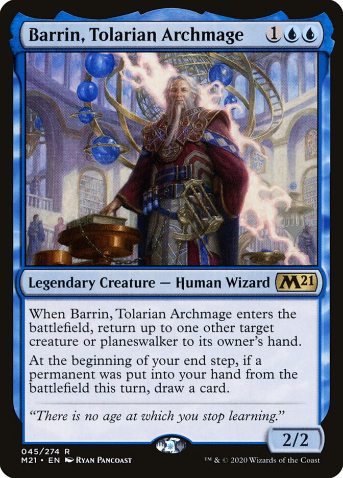 Barrin, Tolarian Archmage - carta Magic The Gathering