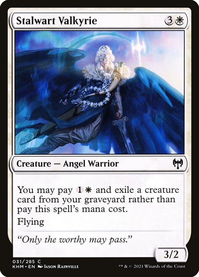 Stalwart Valkyrie - carta Magic The Gathering