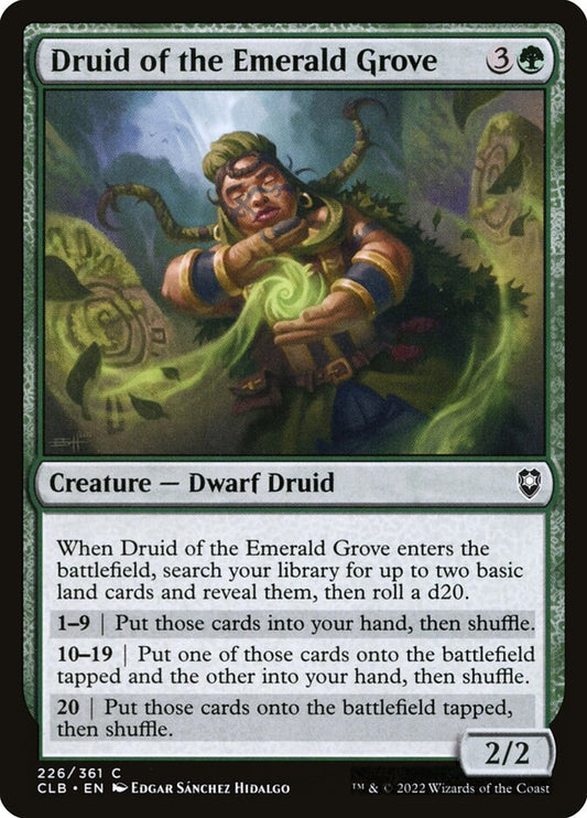 Druid of the Emerald Grove - CLB-226-NF-STD