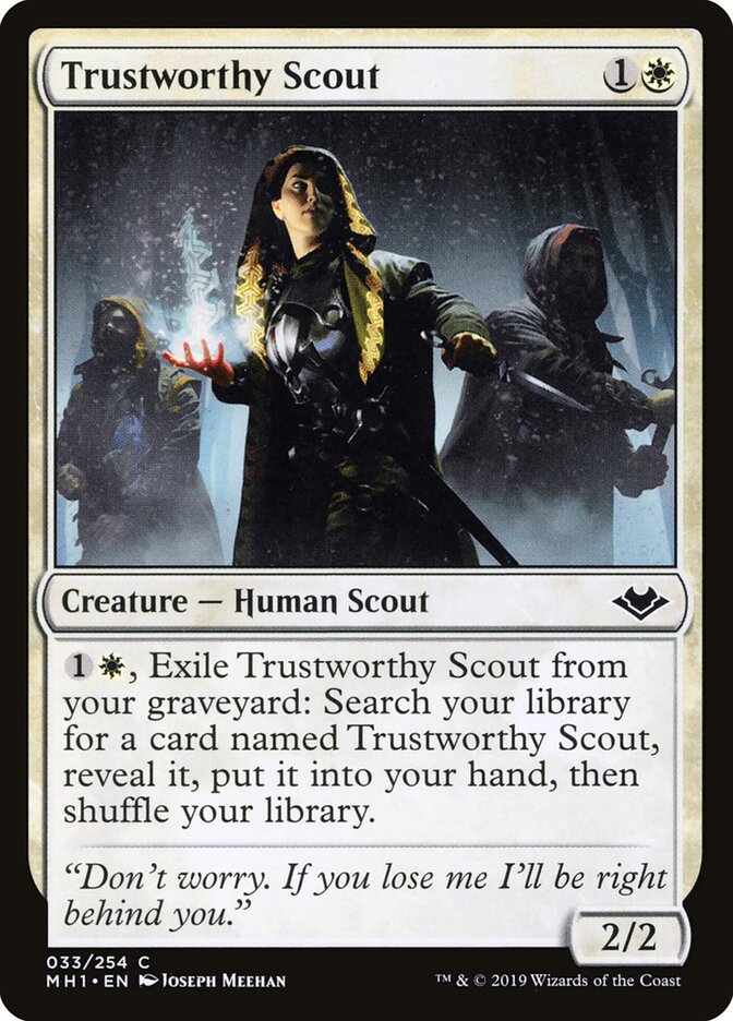 Trustworthy Scout - carta Magic The Gathering