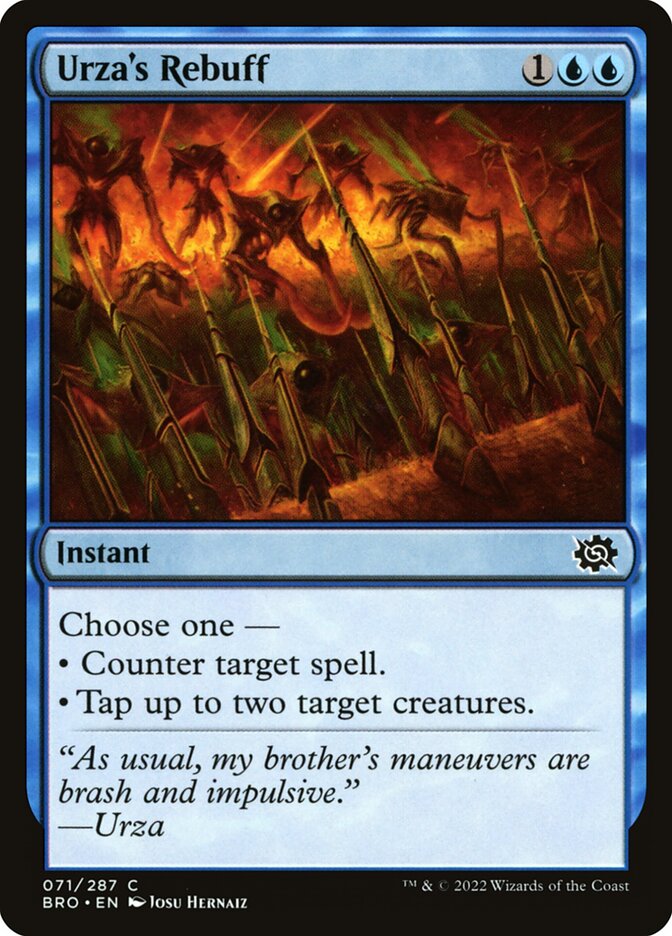 Urza's Rebuff - carta Magic The Gathering