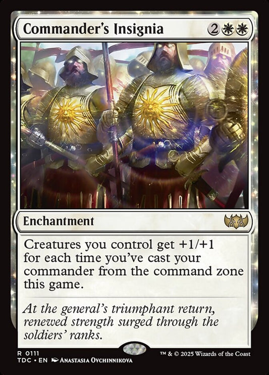 Commander's Insignia - carta Magic The Gathering
