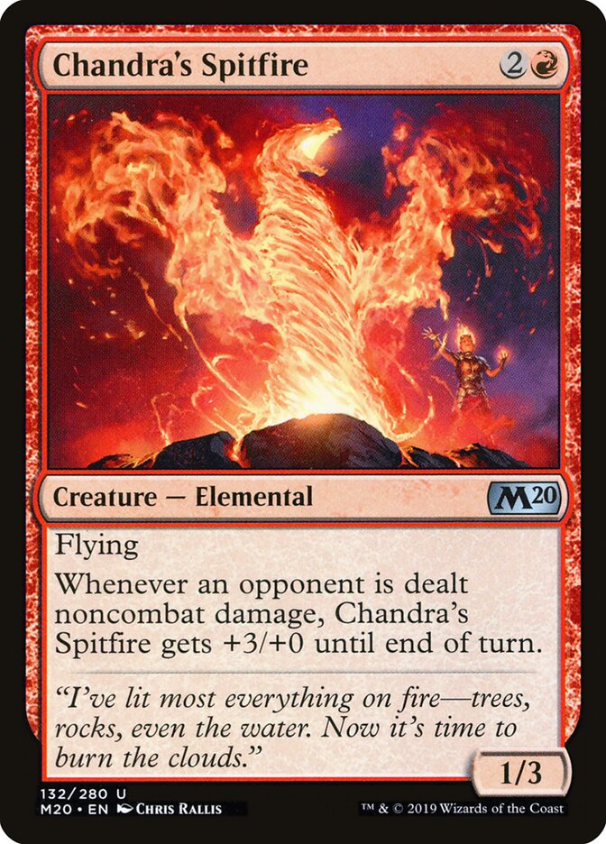 Chandra's Spitfire - carta Magic The Gathering