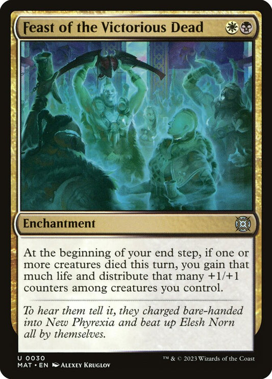 Feast of the Victorious Dead - carta Magic The Gathering