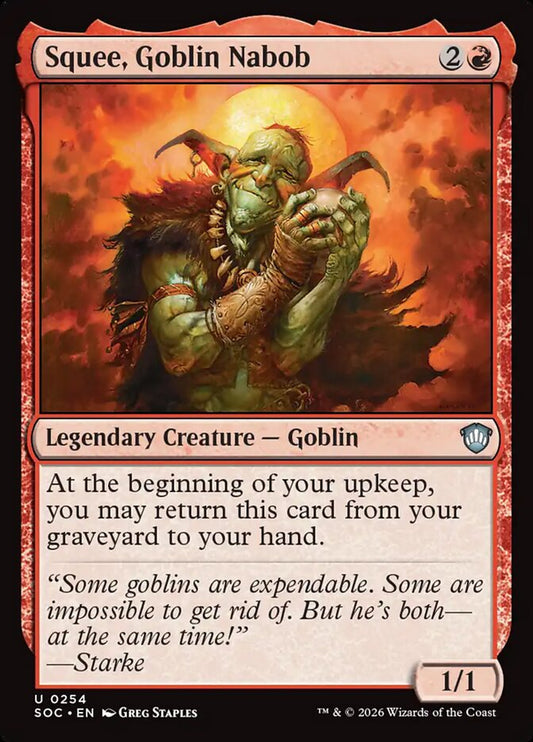 Squee, Goblin Nabob - SOC-254-NF-LDG