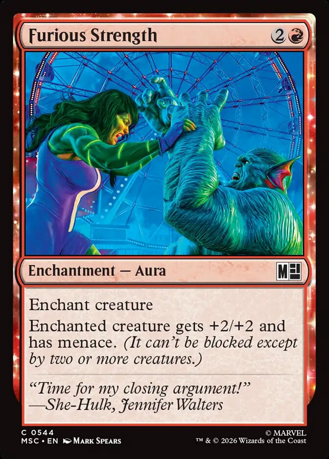 Furious Strength - carta Magic The Gathering