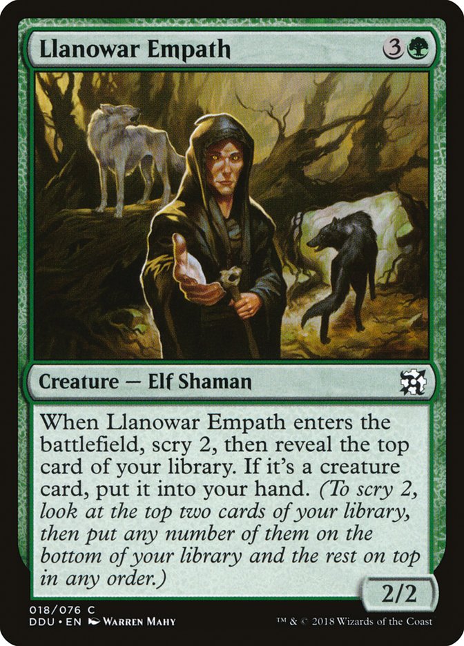 Llanowar Empath - DDU-018-NF-STD