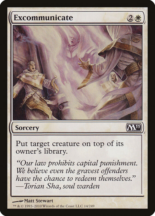 Excommunicate - carta Magic The Gathering
