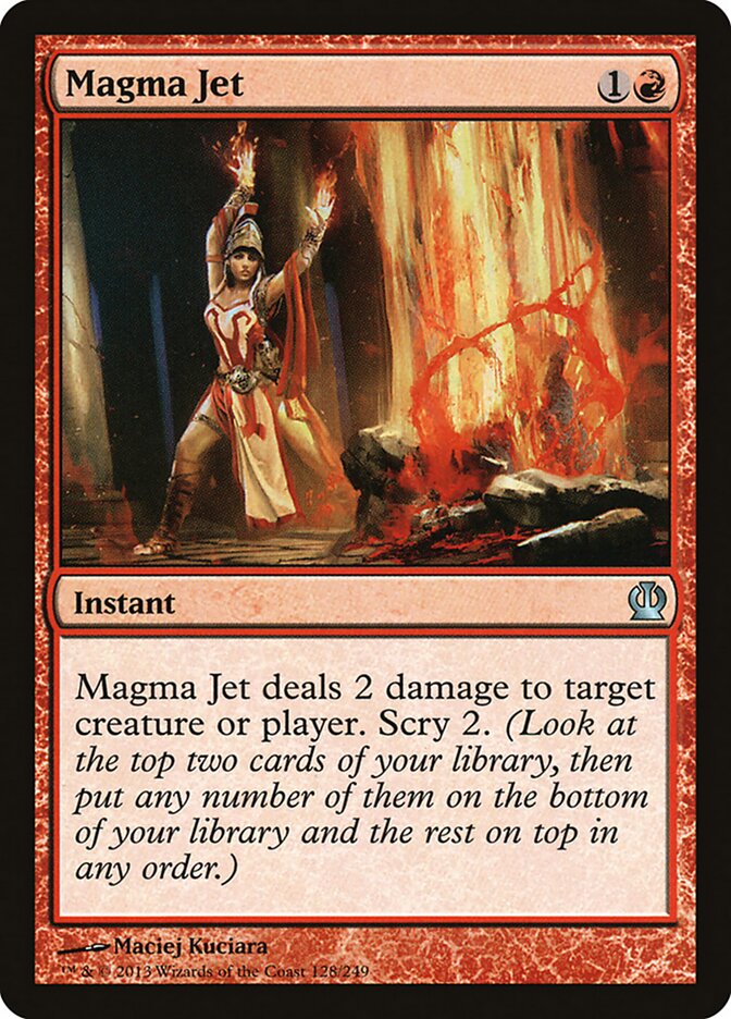 Magma Jet - carta Magic The Gathering