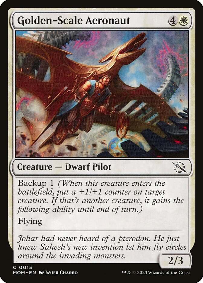 Golden-Scale Aeronaut - carta Magic The Gathering