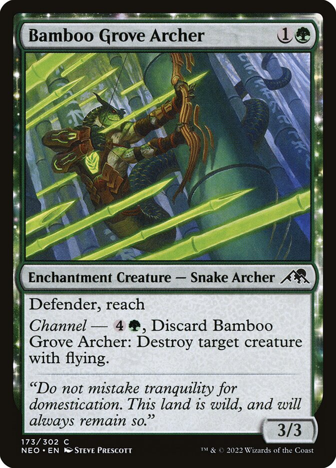 Bamboo Grove Archer - carta Magic The Gathering