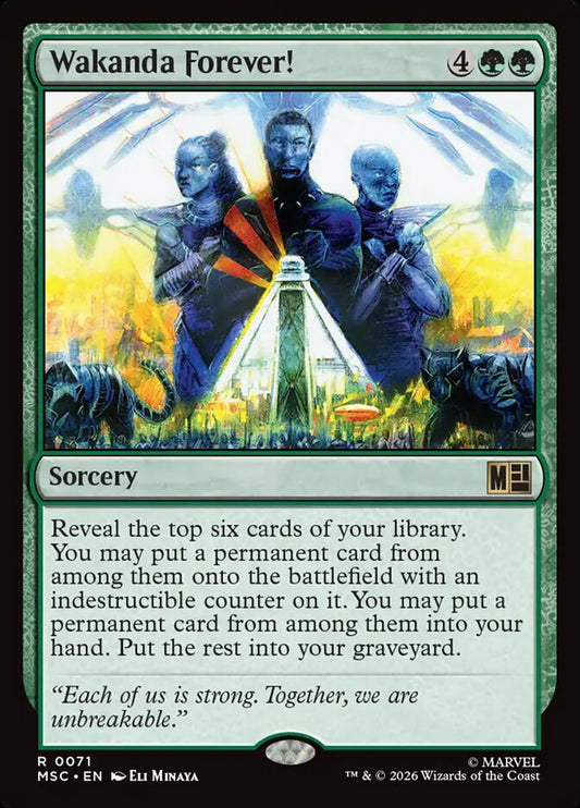 Wakanda Forever! - carta Magic The Gathering