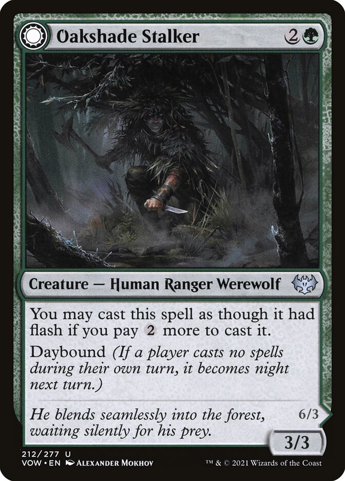 Oakshade Stalker - carta Magic The Gathering