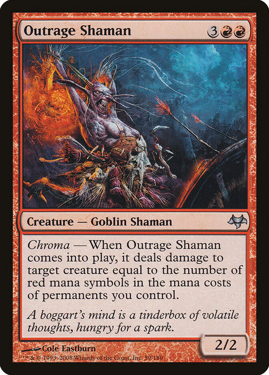 Outrage Shaman - carta Magic The Gathering