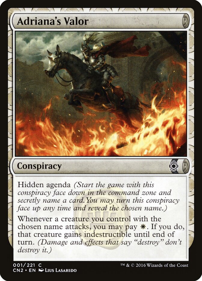 Adriana's Valor - carta Magic The Gathering