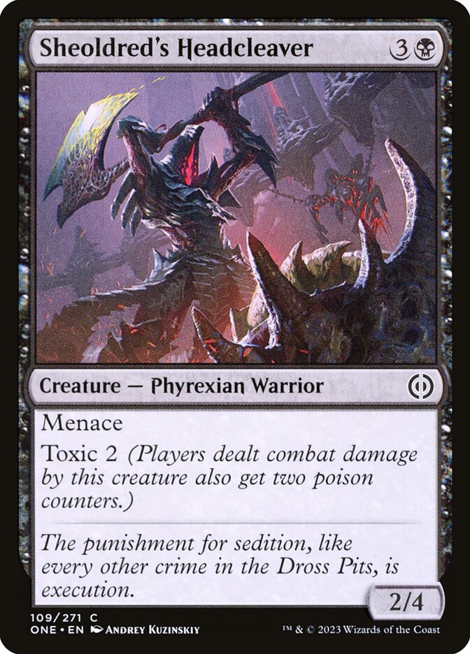 Sheoldred's Headcleaver - carta Magic The Gathering