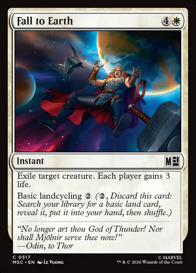 Fall to Earth - carta Magic The Gathering