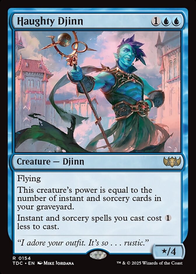 Haughty Djinn - carta Magic The Gathering