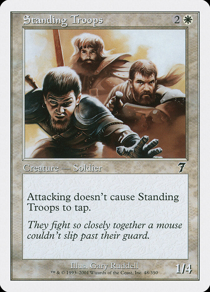 Standing Troops - carta Magic The Gathering