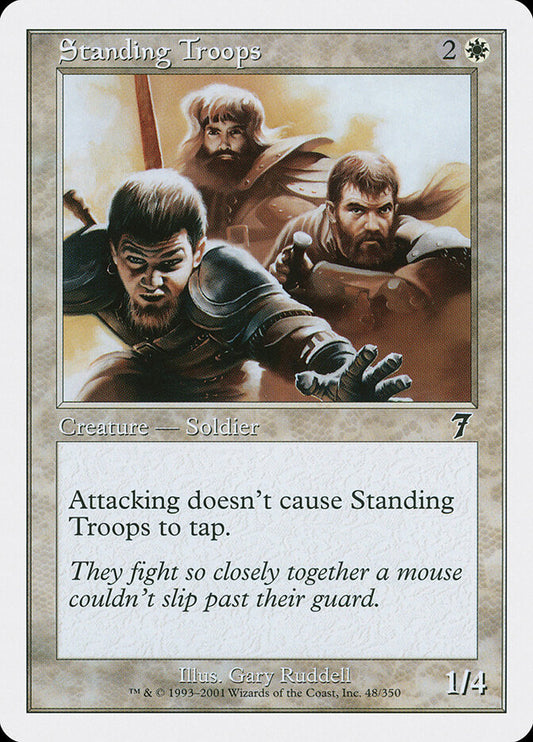 Standing Troops - carta Magic The Gathering