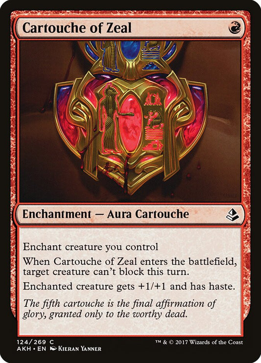 Cartouche of Zeal - carta Magic The Gathering