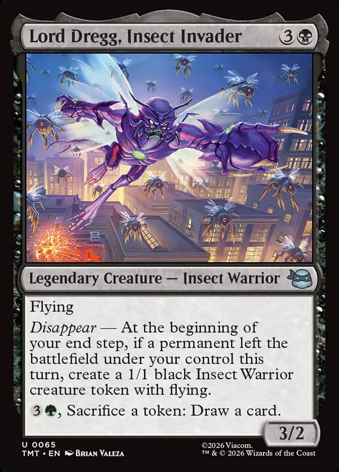 Lord Dregg, Insect Invader - carta Magic The Gathering