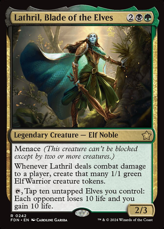 Lathril, Blade of the Elves - carta Magic The Gathering