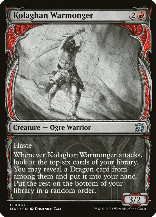 Kolaghan Warmonger - carta Magic The Gathering