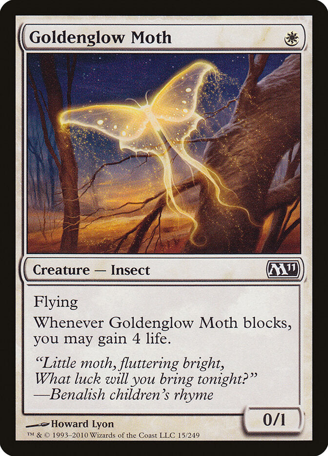 Goldenglow Moth - carta Magic The Gathering