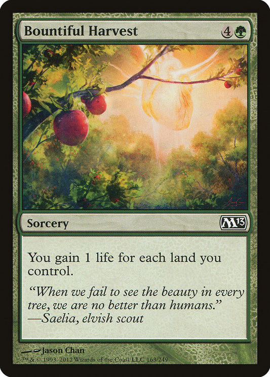 Bountiful Harvest - carta Magic The Gathering