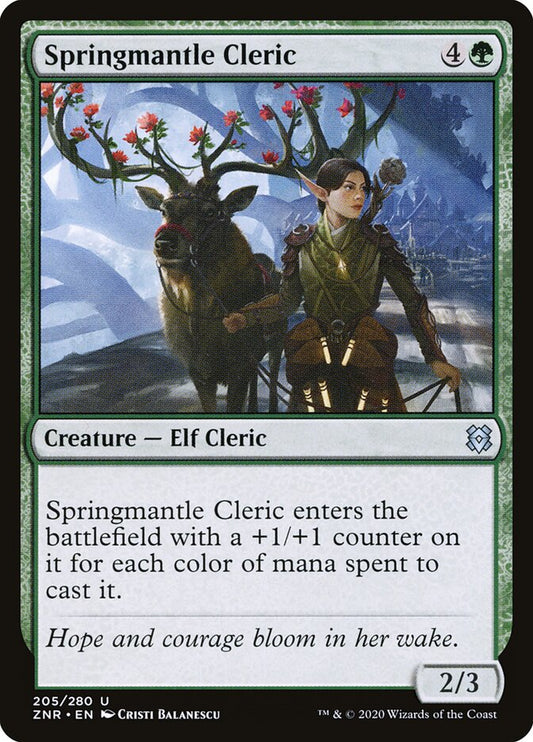Springmantle Cleric - carta Magic The Gathering