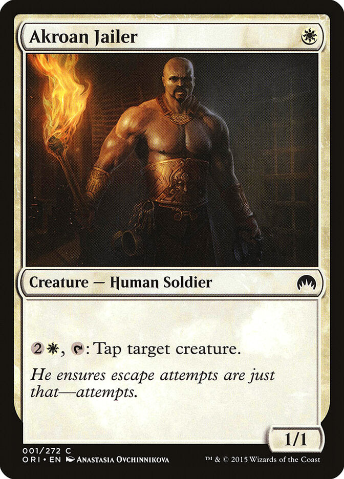 Akroan Jailer - carta Magic The Gathering