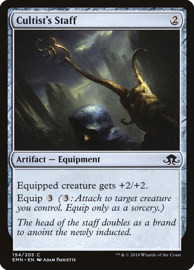 Cultist's Staff - carta Magic The Gathering