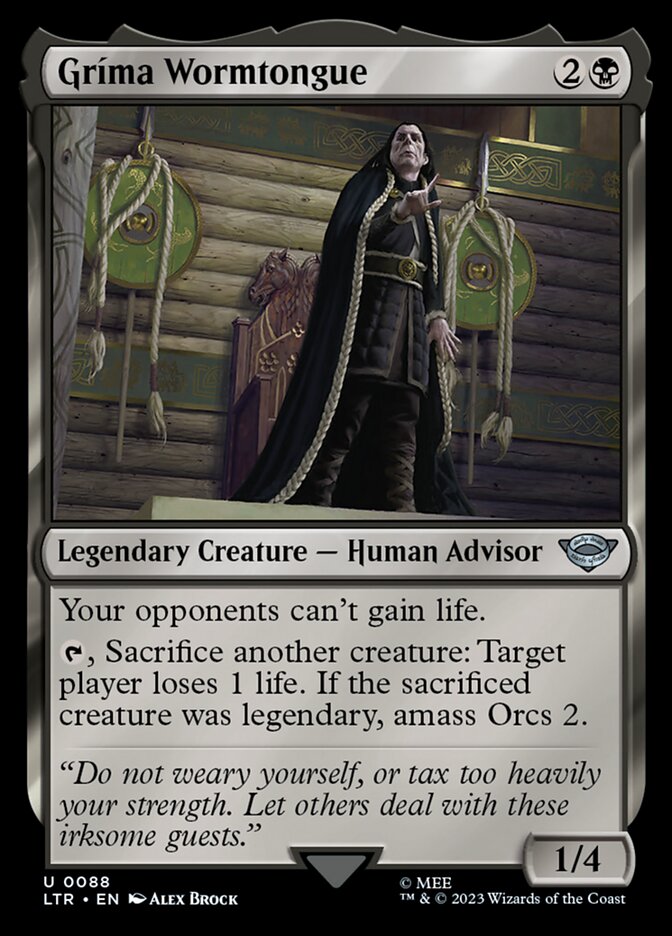 Gríma Wormtongue - carta Magic The Gathering