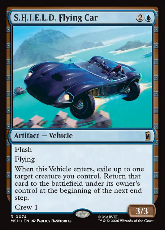 S.H.I.E.L.D. Flying Car - carta Magic The Gathering